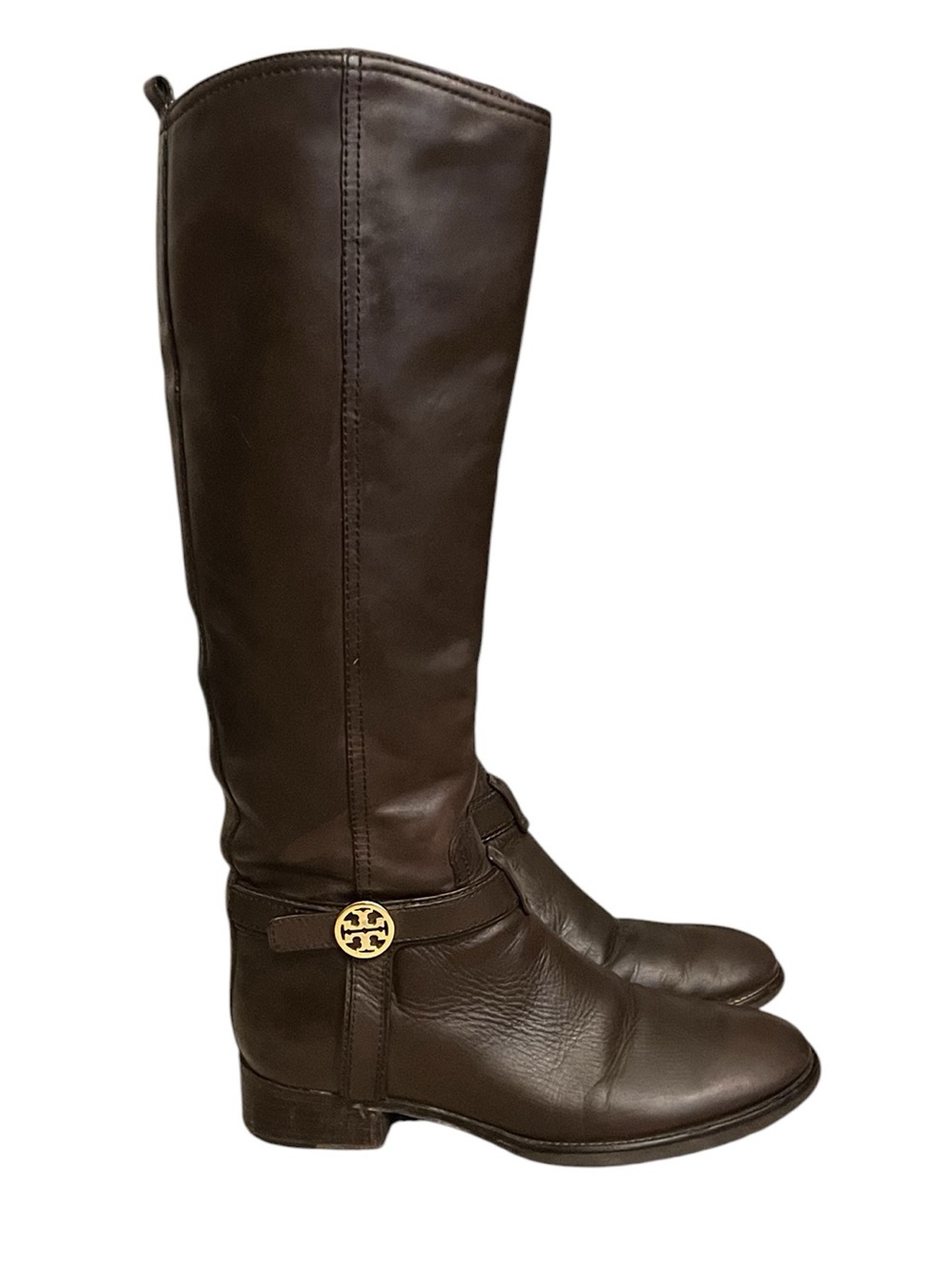 Tory Burch Bristol Brown Riding Boots